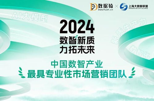 2024中國(guó)數(shù)智產(chǎn)業(yè)最具專業(yè)性市場(chǎng)營(yíng)銷團(tuán)隊(duì) 榜正式發(fā)布